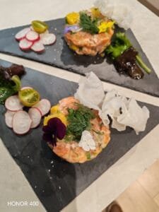 tartare de truite