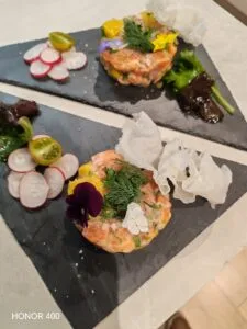 tartare de truite